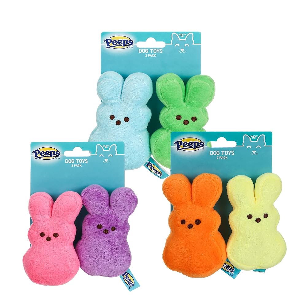 Amazon | Peeps for Pets ミニぬいぐるみ バニードッグ おもちゃ